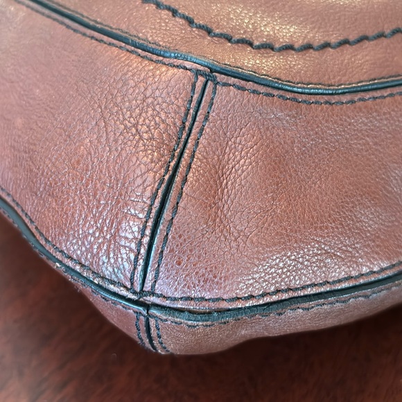 Cole Haan Leather Drawstring Shoulder Bag EUC - Picture 9 of 16